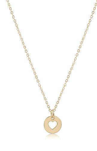 Gold-filled 3mm bead necklace on a 14-inch chain