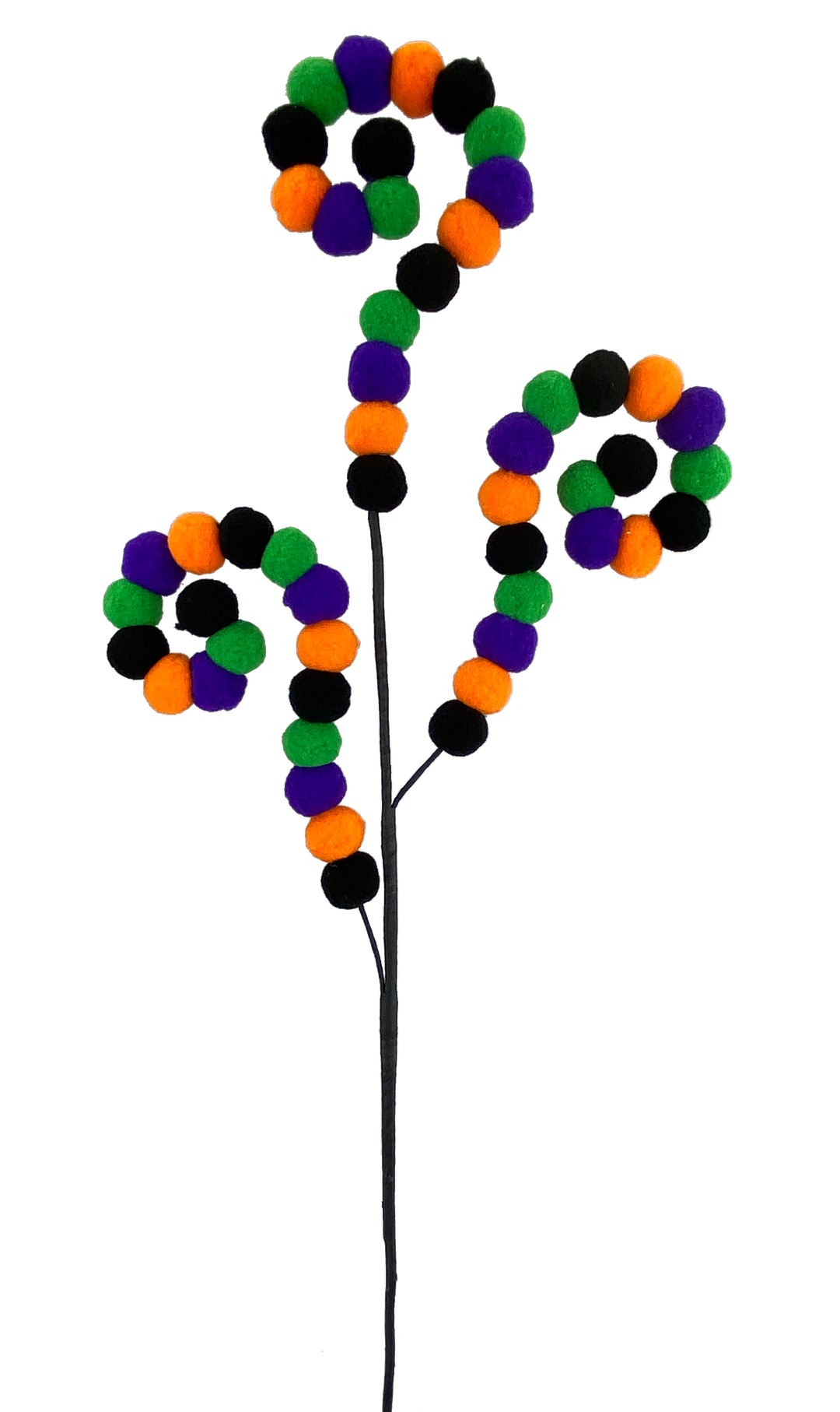 Felt Ball Spiral Curly Spray