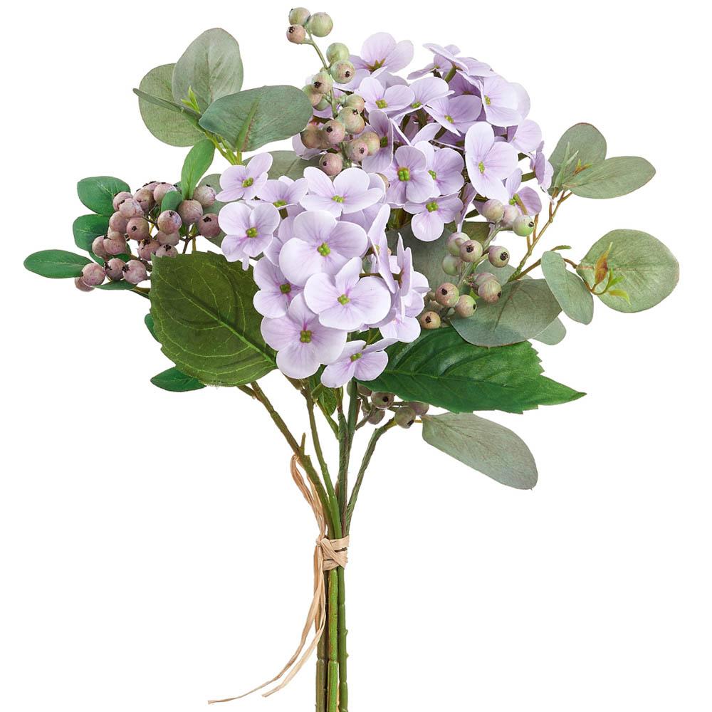 16.5" Hydrangea/Eucalyptus Bouquet