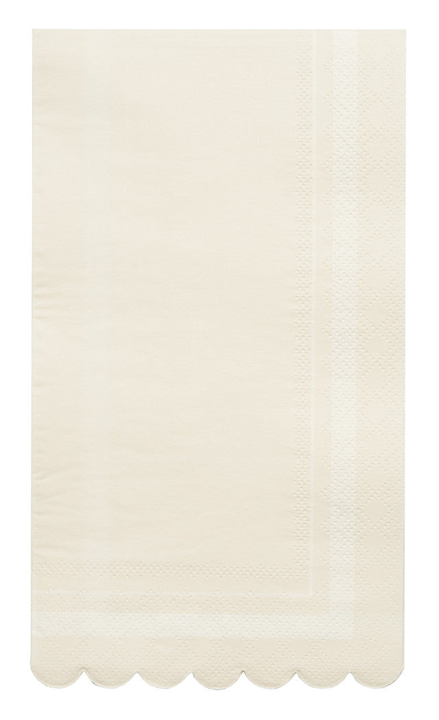 Guest Towel Scalloped Edge