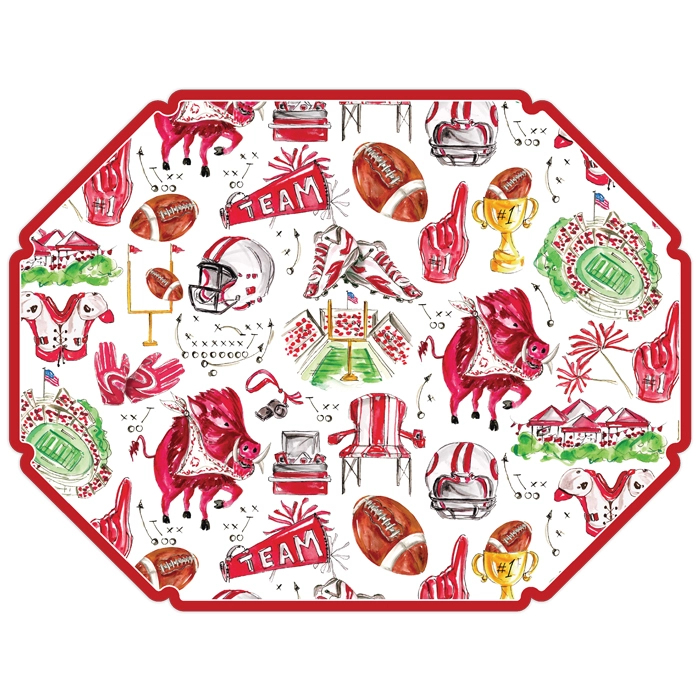 Posh Die-Cut Placemat - Hand Painted