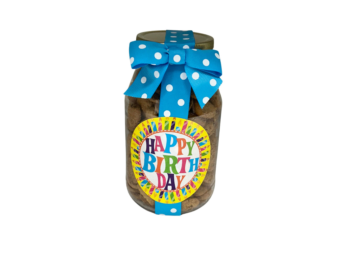 Happy Birthday Chocolate Chips  Cookie Quart Jars