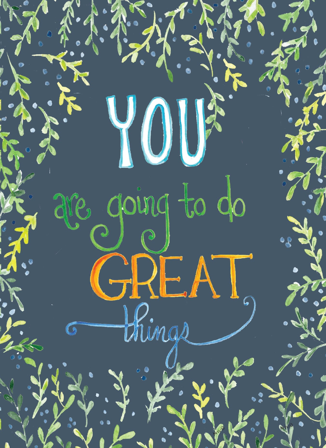 A6 greeting card with matching envelope featuring the text 'Excited for what's ahead' and scripture Numbers 6:24.