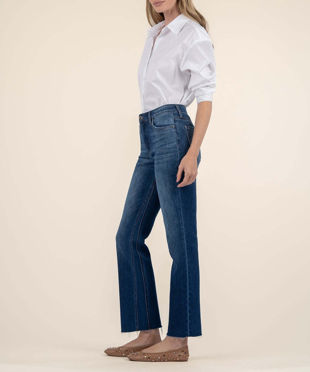 Kelsey High Rise Fab Ab Ankle Flare-NSet Leg