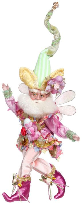 Easter Morning Fairy small figurine with delicate fairy wings in pastel tones
