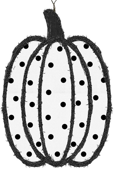 Vine/Fabric Pumpkin