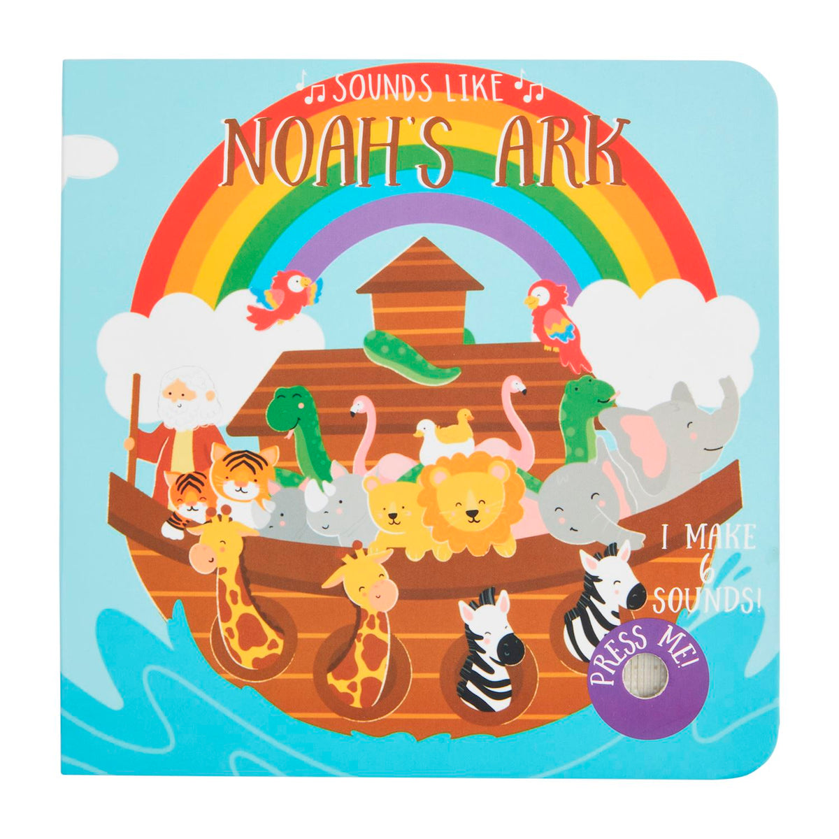 Paper craft toy shaped like Noah's Ark with a brown hull and green roof.