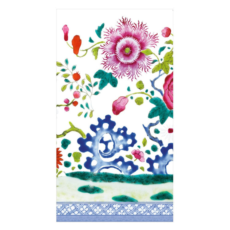 Packaged Guest Towel made from Paper Linen material in a neutral tone with printed German design.