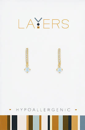 Gold Huggie Layers Earrings