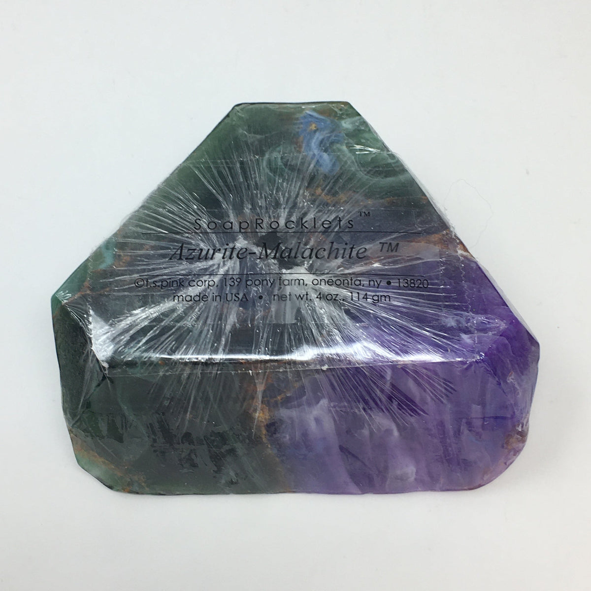 Handmade stone-shaped glycerine soap infused with natural botanicals like lavender and aloe.