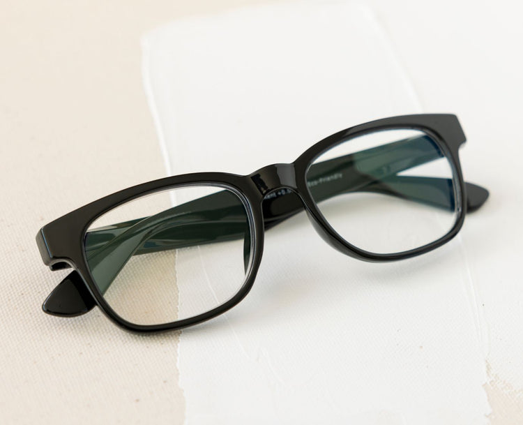 Kent Progressives eyeglasses with blue light focus lenses in a lightweight recycled polycarbonate frame.