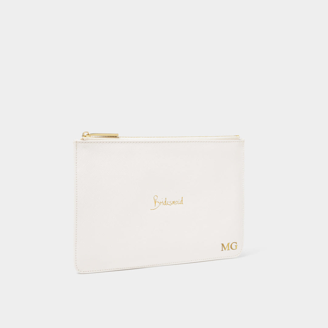 Bridal Perfect Pouch Bridesmaid - White