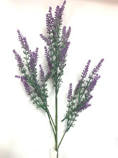 Lavender PU leather stem with a smooth finish