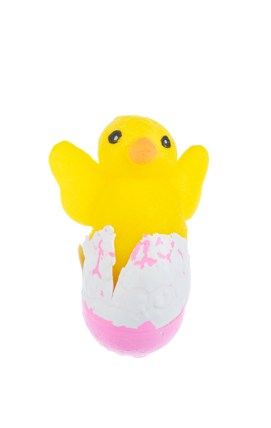 Hatching Chick Growers figurine in natural wood finish with a chick silhouette.