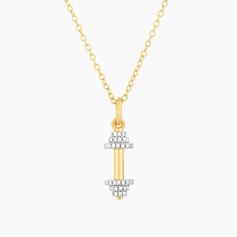 Pump It Up Pendant Necklace