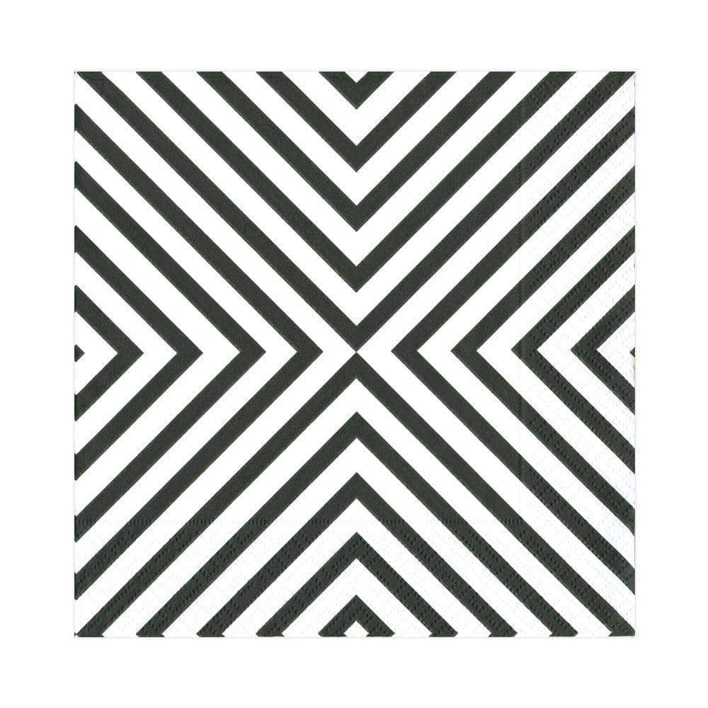 Pack of Caspari triple-ply luncheon napkins featuring museum artwork designs printed in Germany.