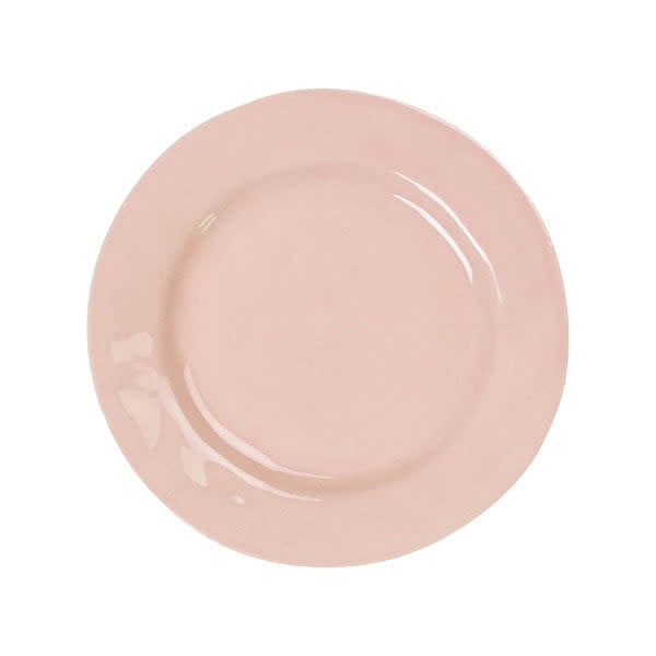 Puro ceramic dessert plate with a simple oval shape in neutral stoneware glaze.