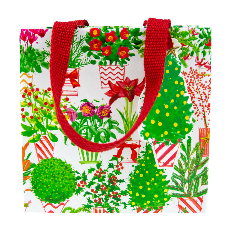 Small gift bag with strong handles printed on durable paper