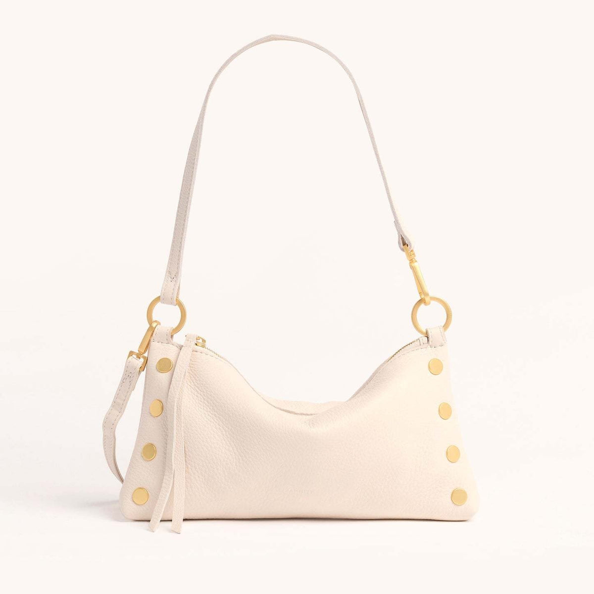 Kyle bag in black leather with detachable crossbody strap