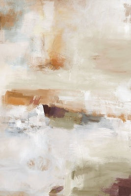 Fern Cassidy Lost II artwork featuring an abstract brush gel finish in a rectangular silhouette.
