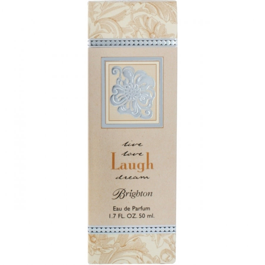 Yellow Eau De Parfum bottle with a playful laugh-shaped cap