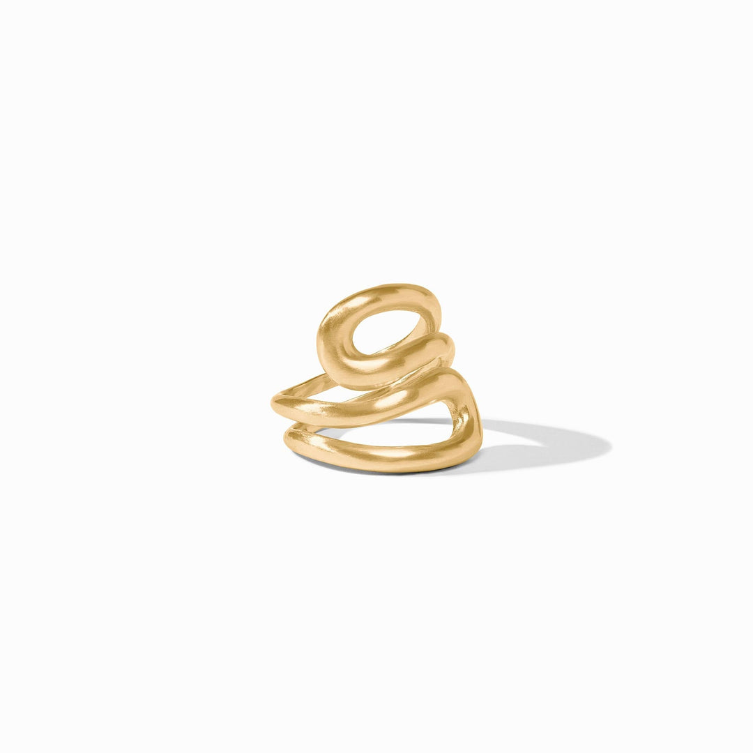 Wave Wrap Ring Gold