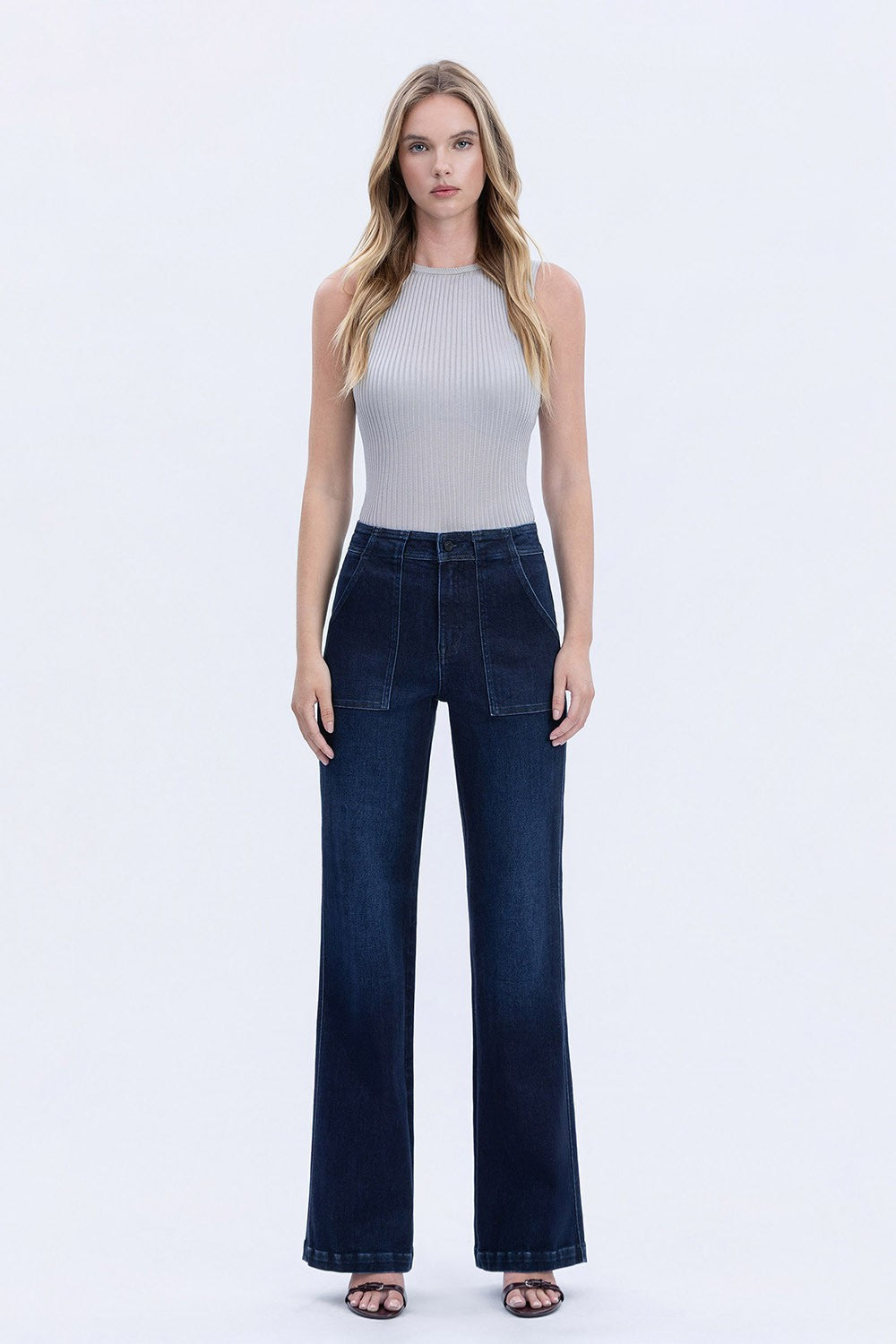 Zoey Super High Rise Full Length Vintage Flare Jeans