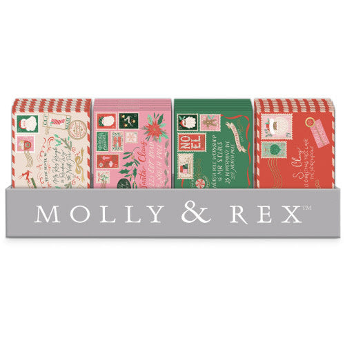 Pocket notepad with festive red letters to Santa text on white background