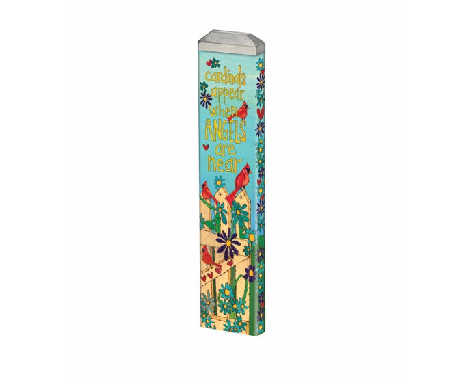 Black 13-inch mini art pole with a cylindrical handle.