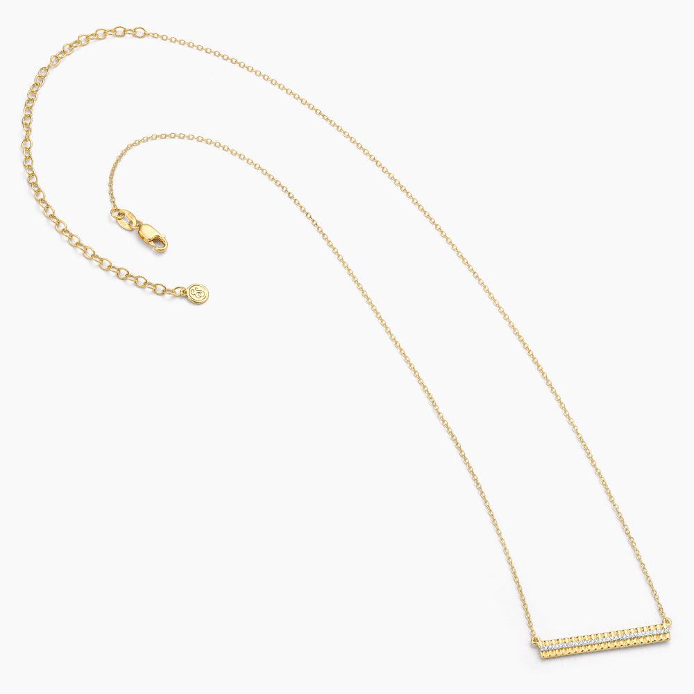 Groovy Bar Pendant Necklace