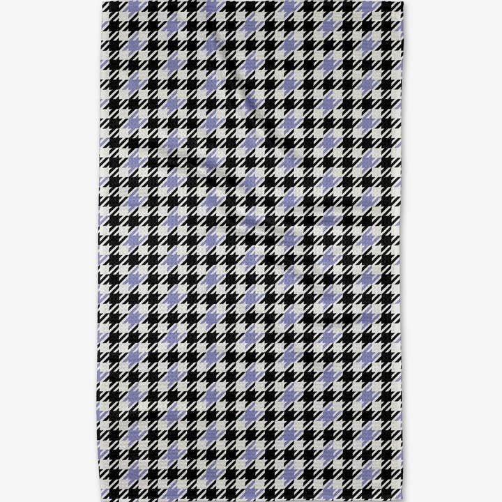Everyday Tea Towels Lilac Houndstooth