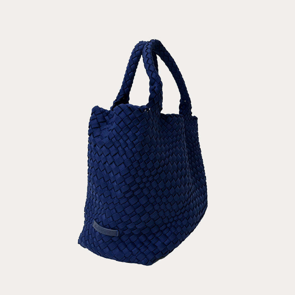 Lily Woven Neoprene Tote With Pouch