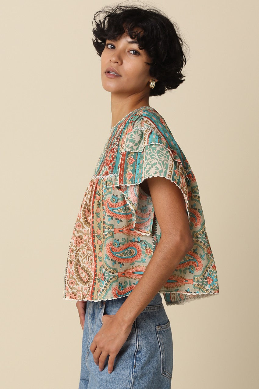 Teresa Flutter Sleeve Top