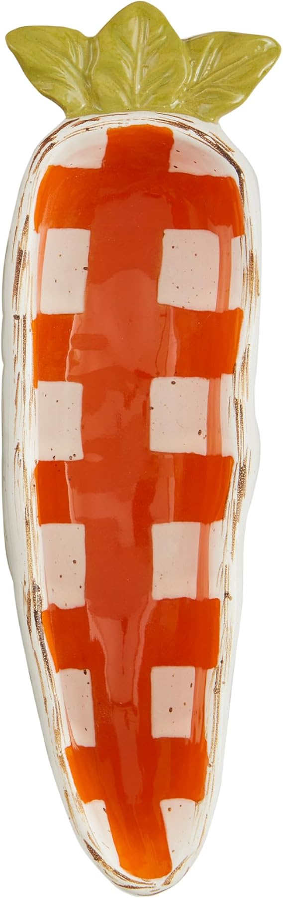 Carrot Candy Dishes: small ceramic dish with orange carrot pattern