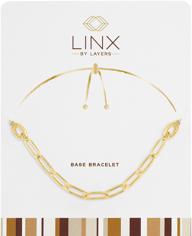 Gold Paperclip LINX Base Bracelet