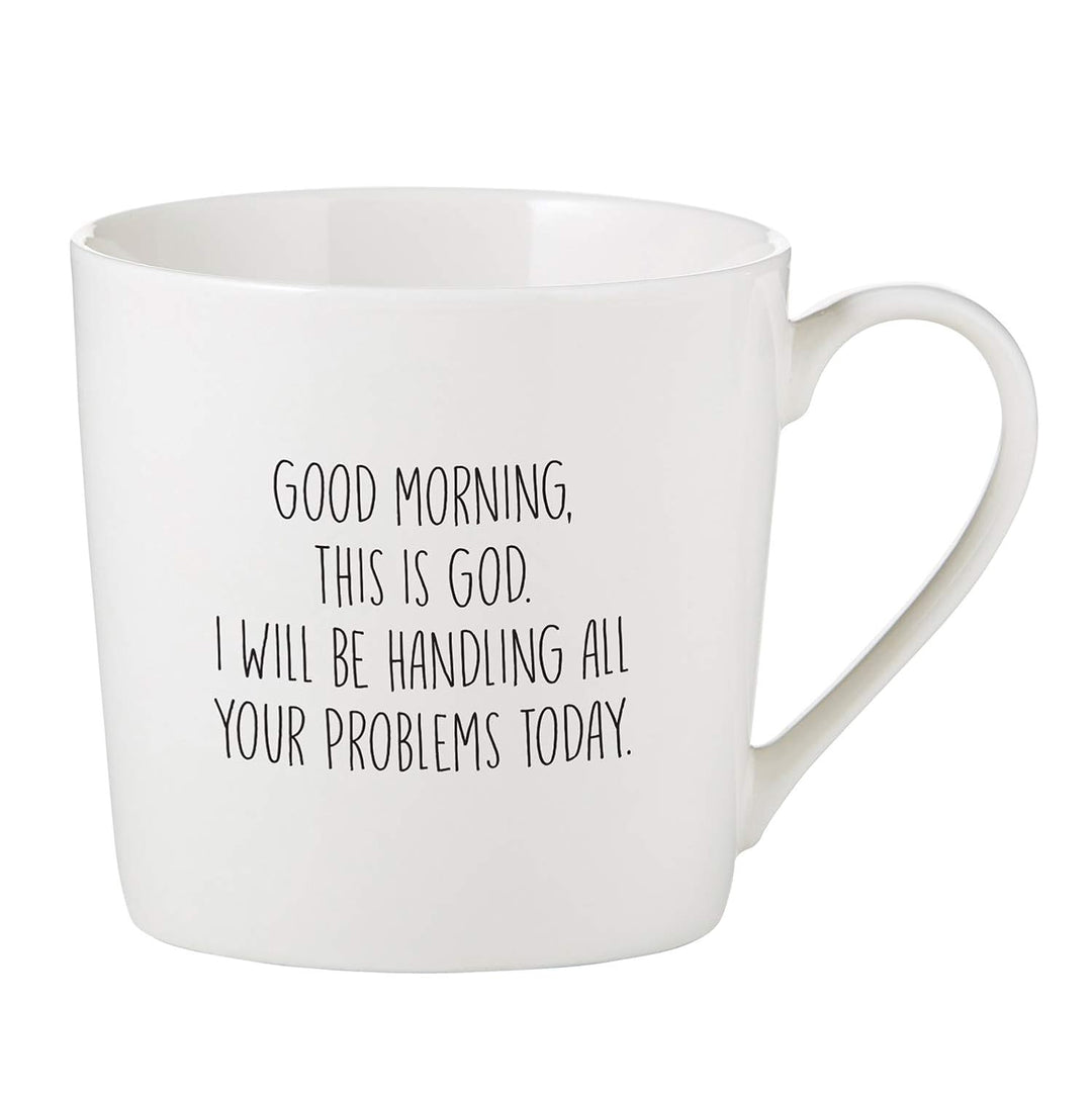 Bone China cafe mug with a classic signature-style silhouette.