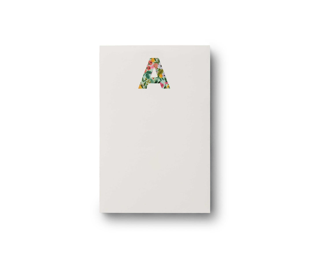 Garden Party Monogram Notepad
