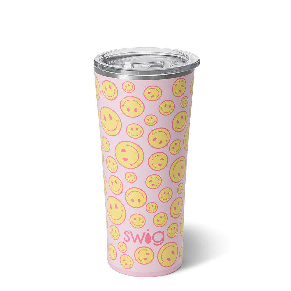 Matte black 22oz slim tumbler with silicone base and large lid