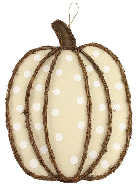 Vine/Fabric Pumpkin