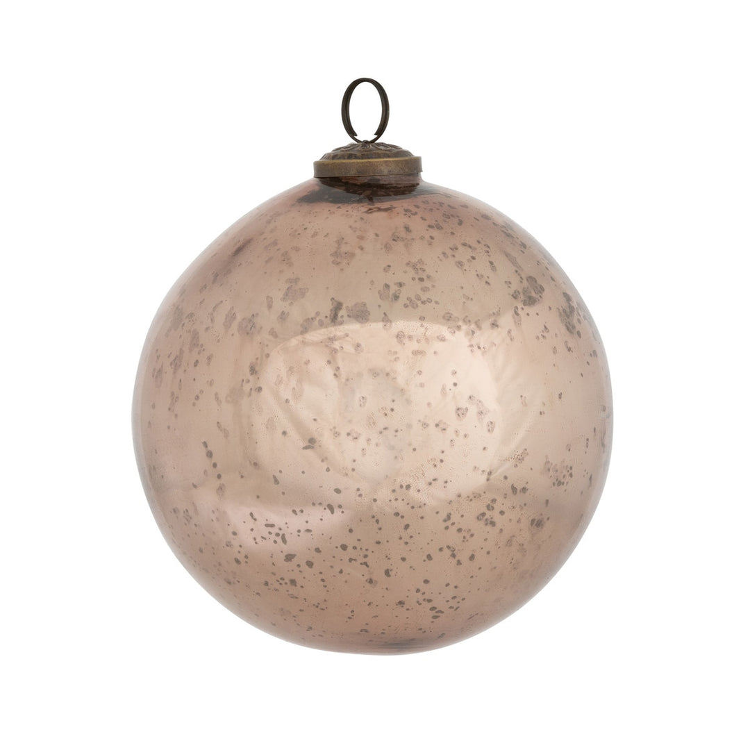 Shiny Champagne Glass Ball Ornament