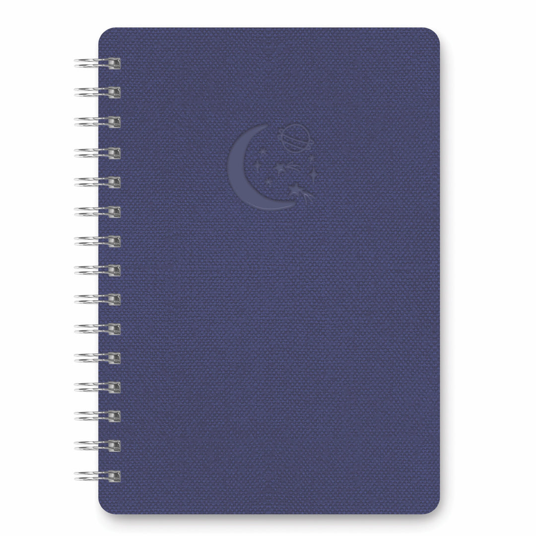 Moons & Stars (Navy) Agatha Notebook