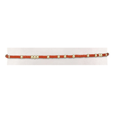 Hand-beaded Gameday Hope Unwritten bracelet with vibrant seed beads on stretch elastic.