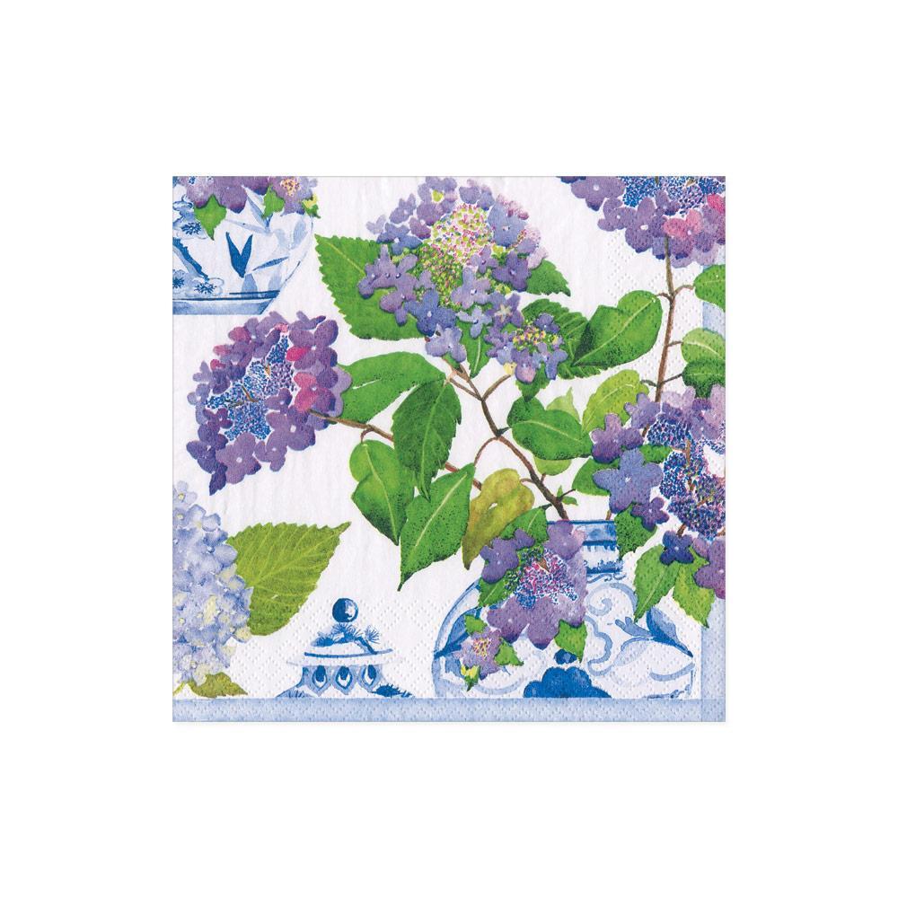 Cocktail napkin featuring a colorful museum-inspired artwork print on triple-ply material.
