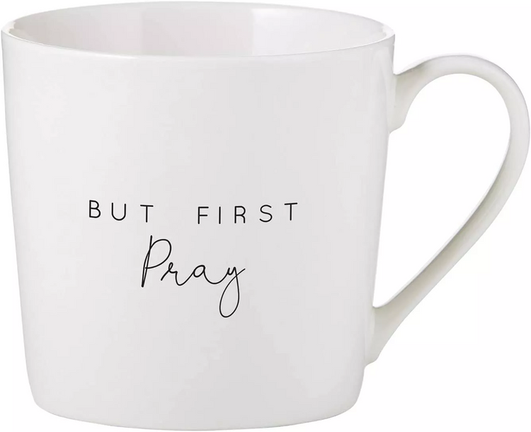 Bone China cafe mug with a classic signature-style silhouette.