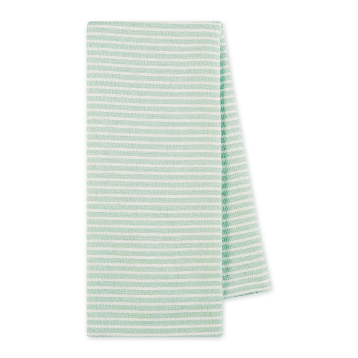 Spring-themed dishtowels with twisted rope ties in a pastel palette featuring floral motifs.