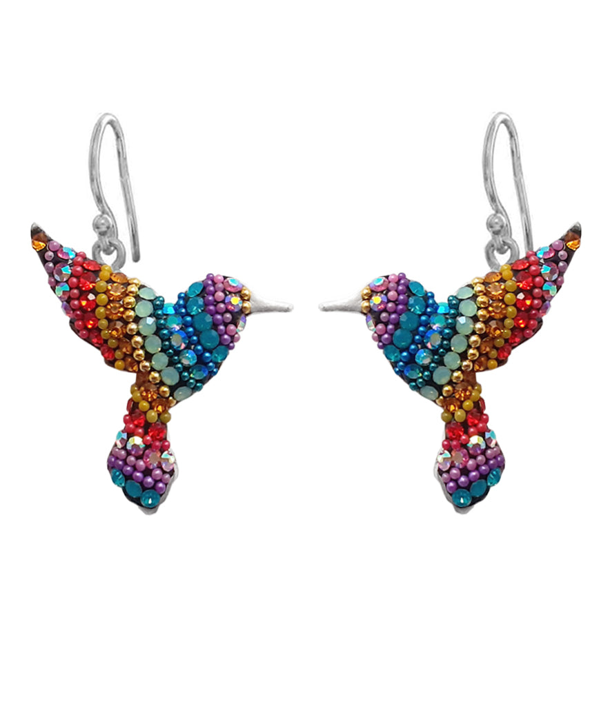 Hummingbird Drop Earrings