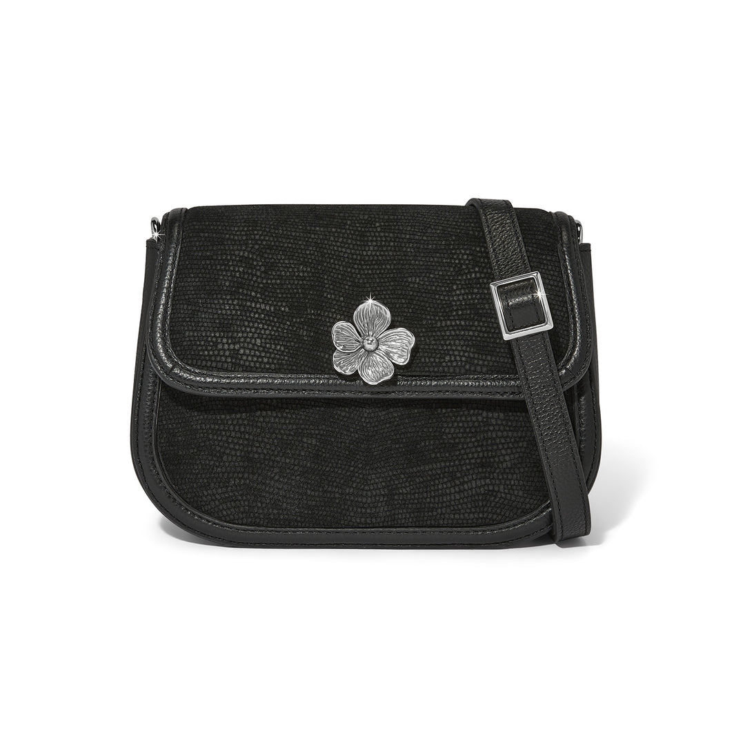Everbloom Noir Arlo Flap Cross Body Bag