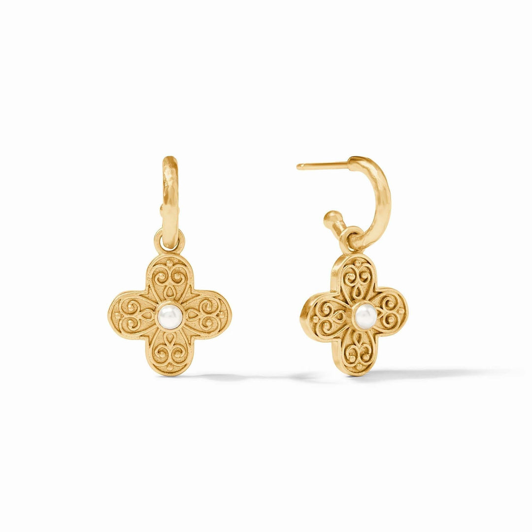 Malta Corinth Hoop &  Charm Earring