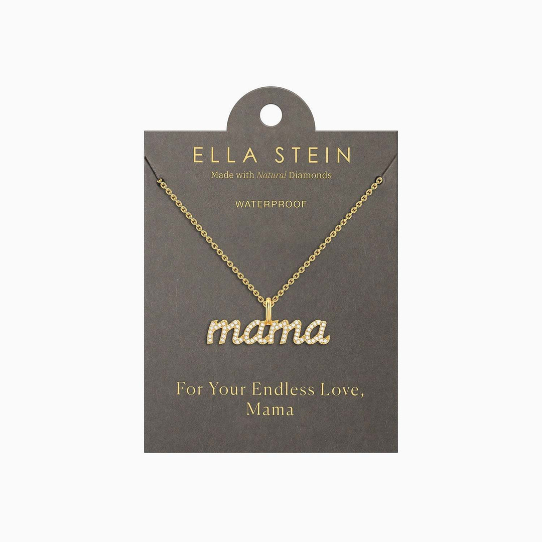 Waterproof Love You Mama Pendant Necklace