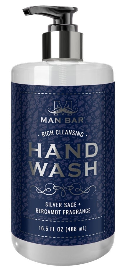 Silver Sage Bergamot Man Bar hand wash bar in silver sage color with bergamot scent.